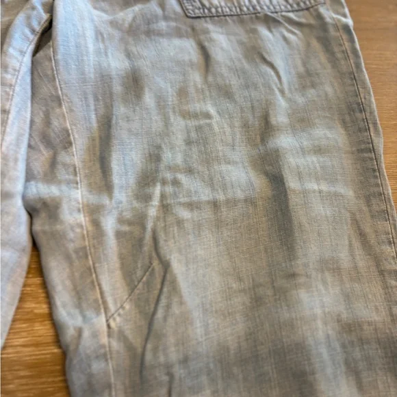 LOFT Tencel Relaxed Jogger Pants, Light Denim, size 4 super soft - Picture 3 of 9